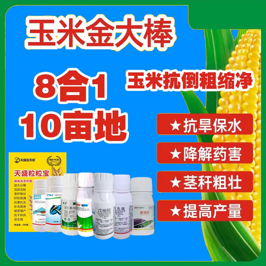 玉米一号玉米专用【庆丰】籽粒饱生根壮苗抗倒伏棒大籽大十亩地用量