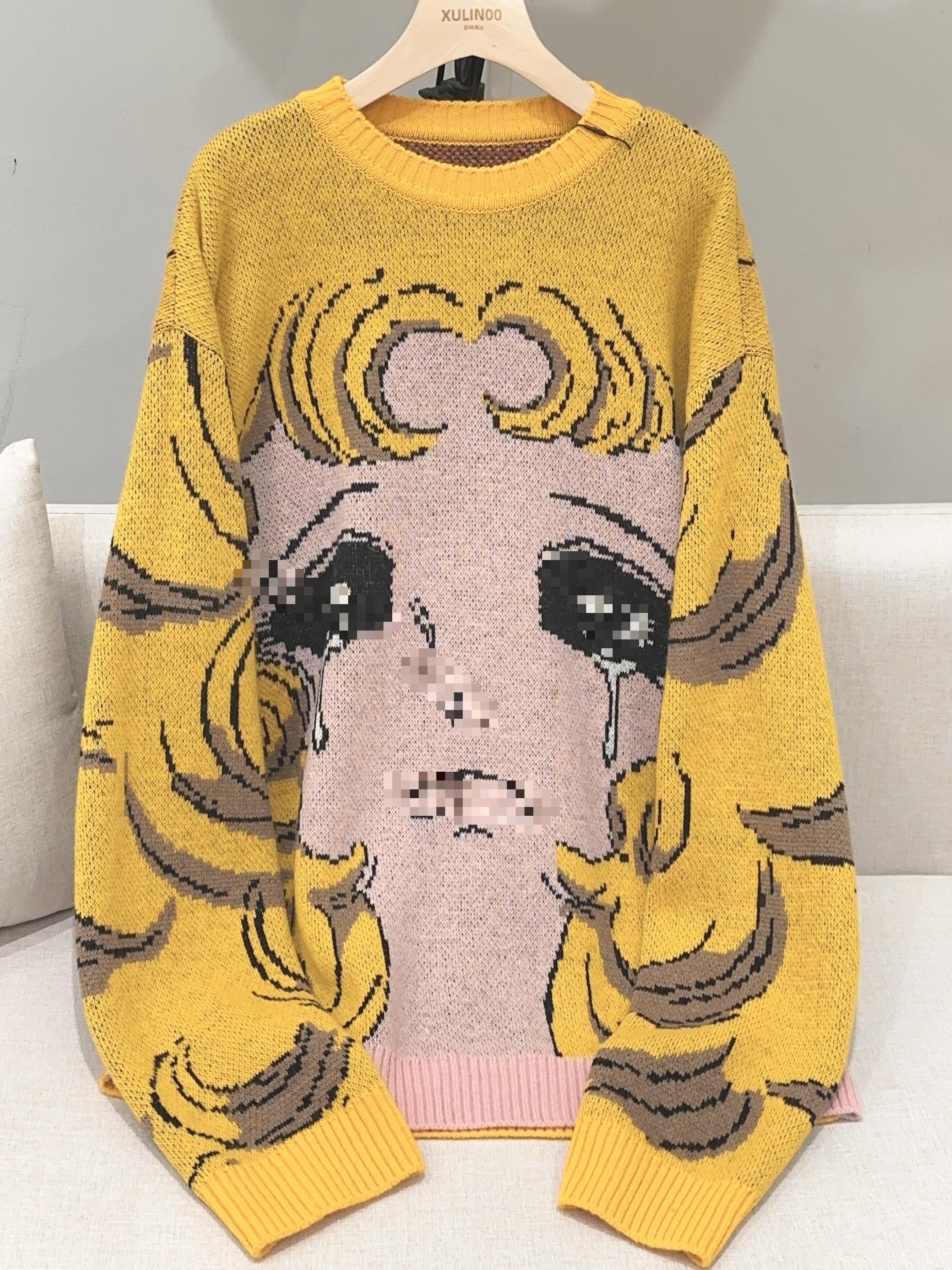 【老徐优选】春秋冬时尚显白褐色美少女套头毛衣XL40115-1453