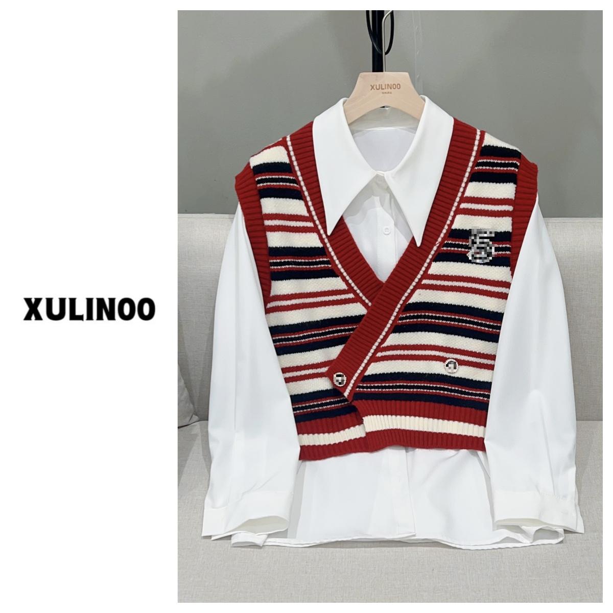 【老徐推荐】春秋冬气质百搭5号针织马甲开衫毛衣Z1217-QJR0630