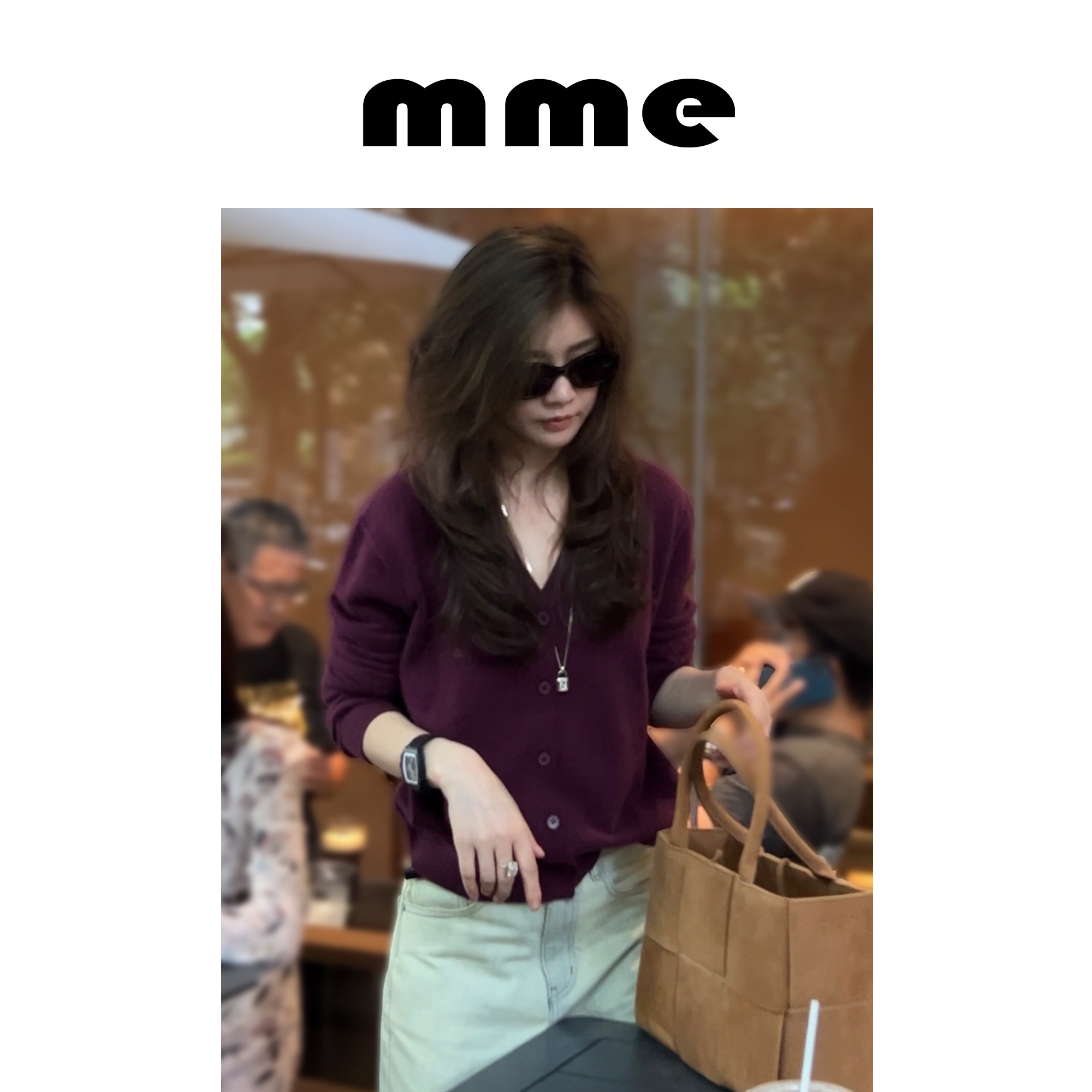 MMEKOR 法式气质舒适开衫 87008     温柔气质风少淑小众气质开衫