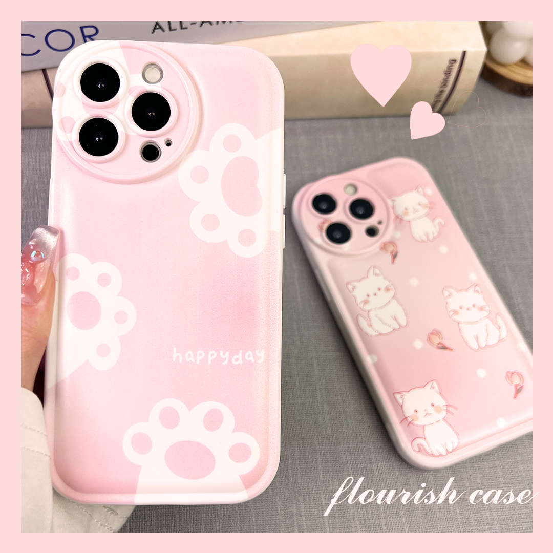 【苹果/华为/OPPO/VIVO/小米/荣耀】猫咪猫爪ins防摔可爱手机壳