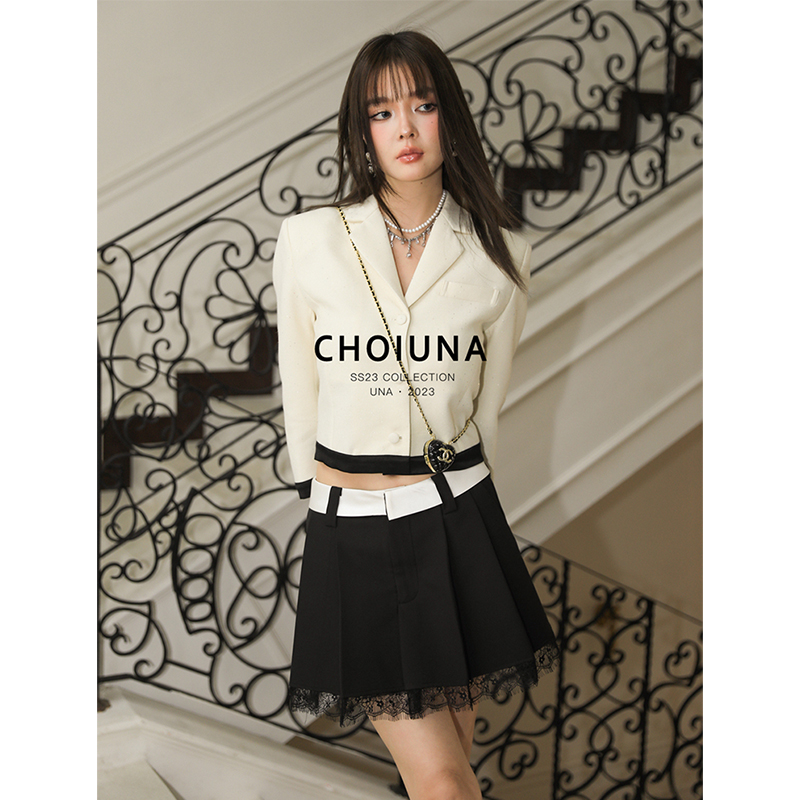 【8/20上新】CHOI una “姐从内到外都特别到骨子里” 小香风短外套