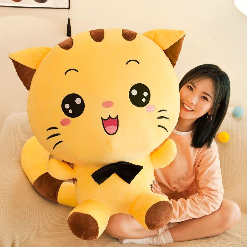 生日礼物女生可爱大脸猫毛绒玩具公仔玩偶抱枕大号猫咪布玩具Z237