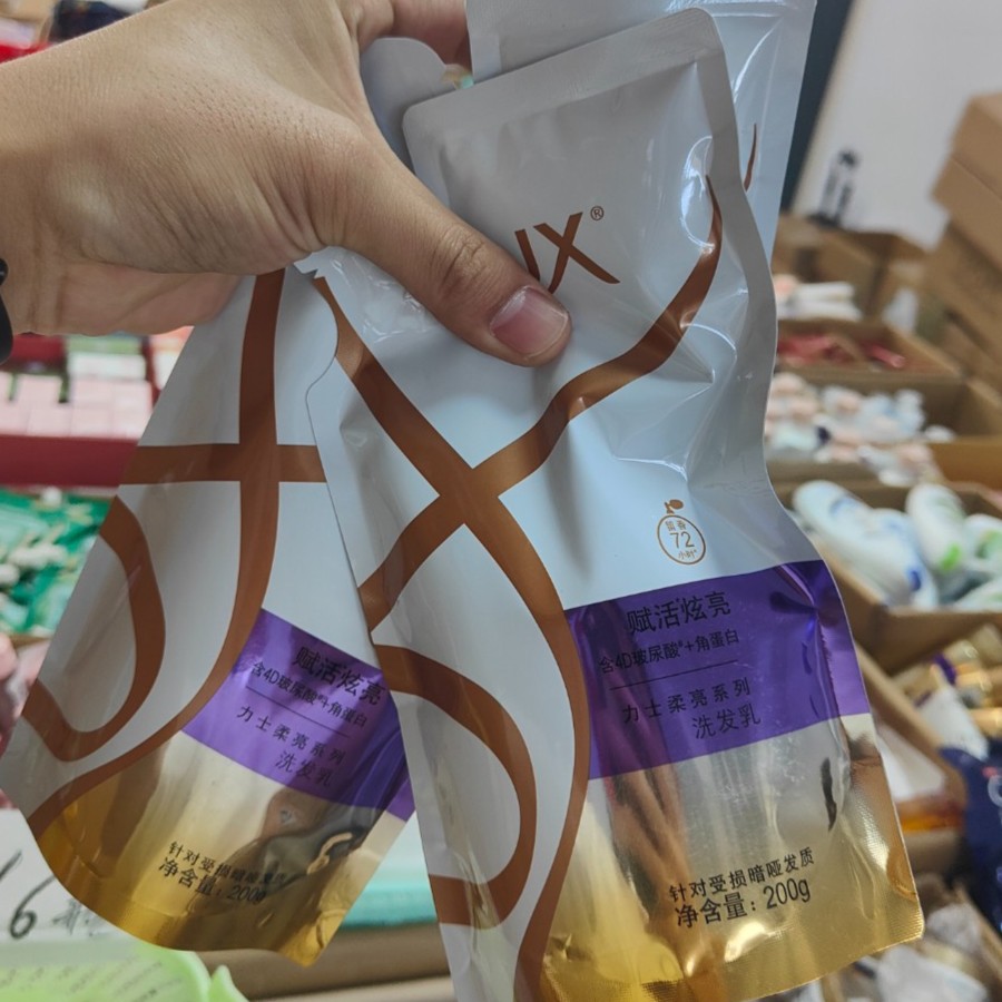 （力赋活柔滑香氛洗发露200ml*2）棉柔巾