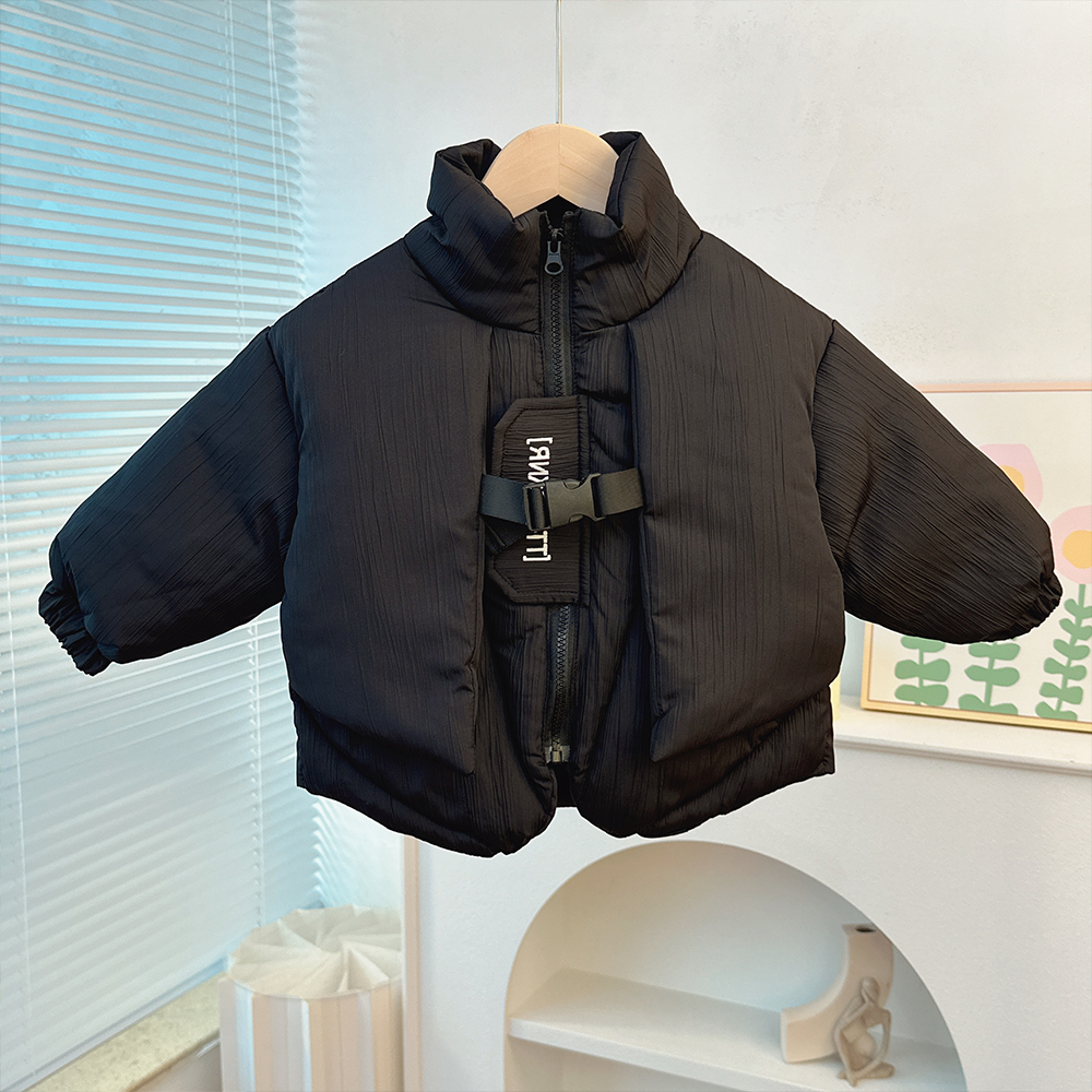 【XT0028】儿童冬装棉服2023年新款男童韩版保暖中小童酷帅棉衣外套