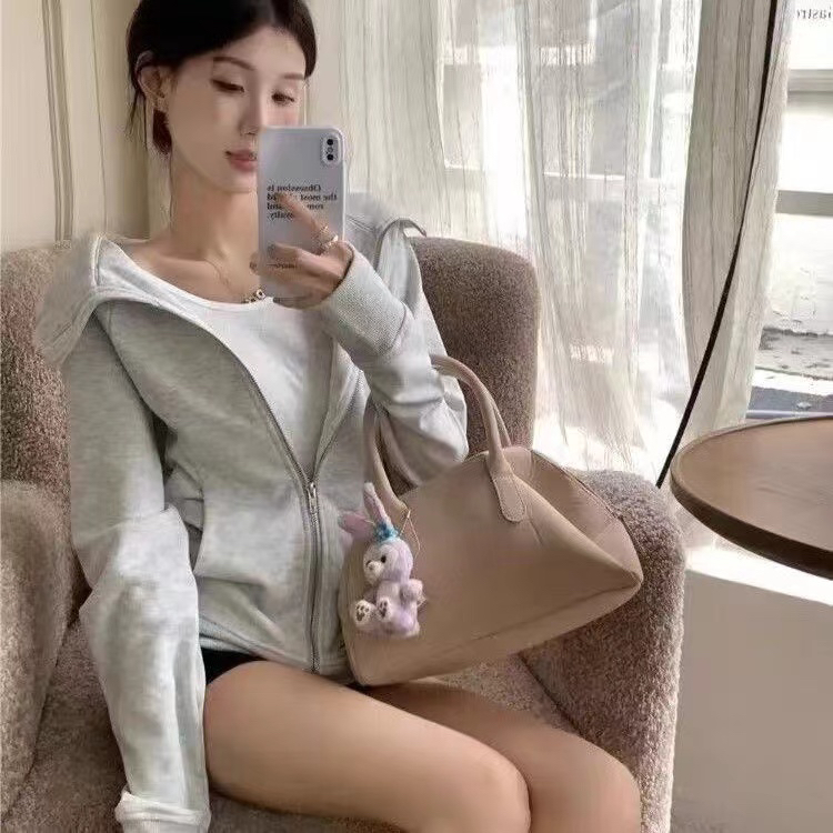 SC 修身版卫衣外套加绒