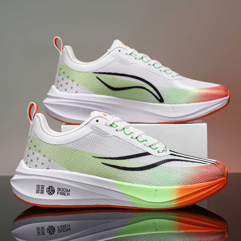 飞电3C碳板跑步鞋男款学生夏季大童运动超轻减震专业竞速训练跑鞋