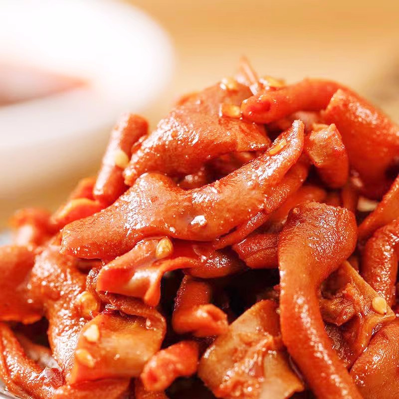 海哥鸭肠香辣黑鸦麻辣味即食卤味零食独立小休闲食品小吃解馋笋0g