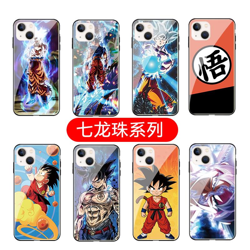 七龙珠手机保护壳适用苹果14/13/xsmax悟空7/8plus/iPhone15pro/x
