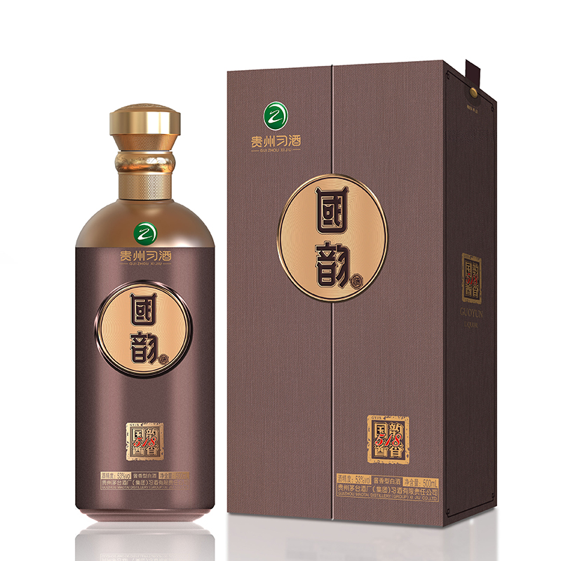 国韵国韵原酿酱香518    53度酱香型白酒53度500ML
