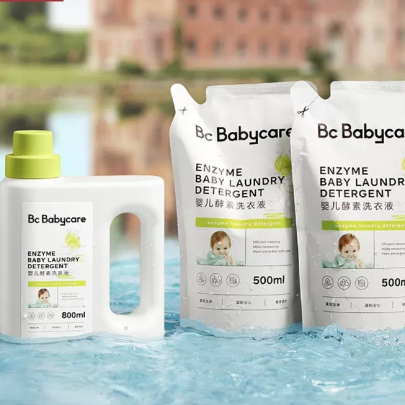 【L】bbc酵素洗衣液组合装800ml【1瓶】+500ml【2袋】