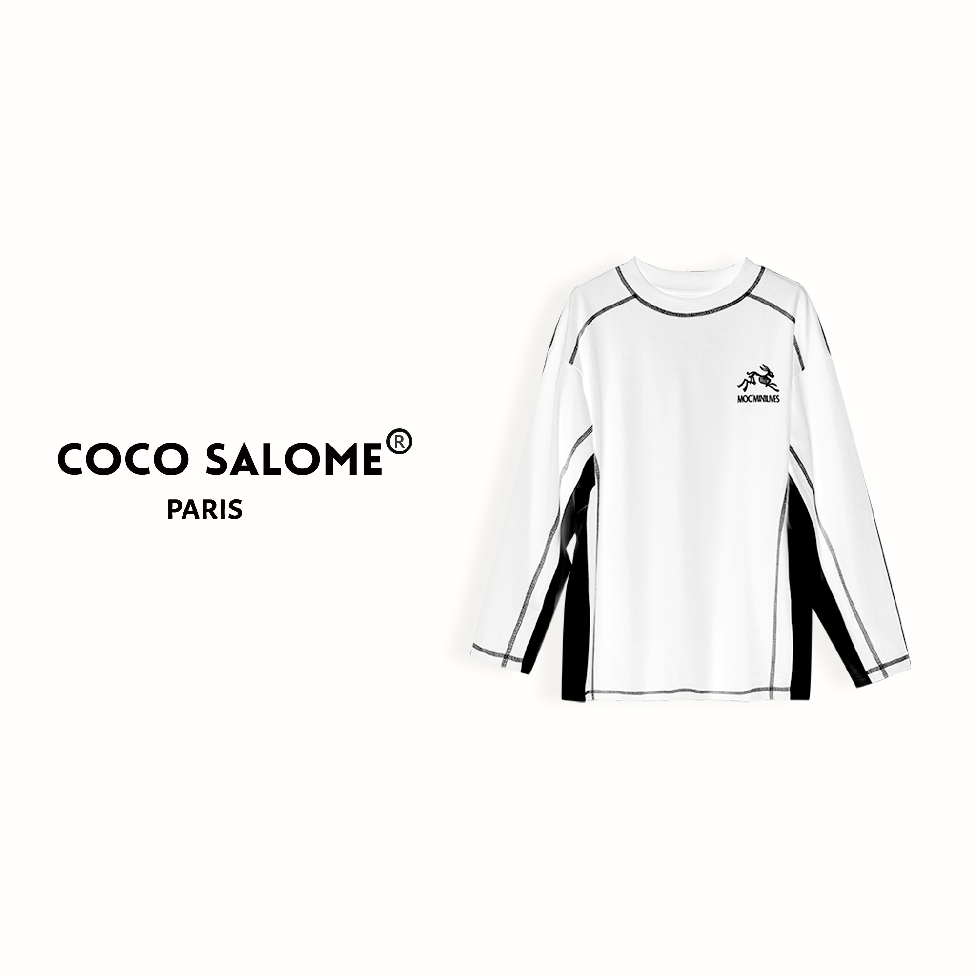 彬彬&SALOME【非凡骨架兔】2023秋冬圆领长袖休闲打底休闲