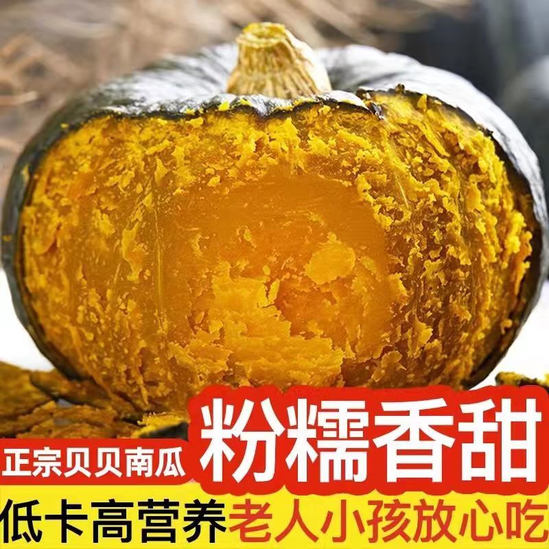 【源头直发】贝贝南瓜5斤/10斤板栗度假粗粮甜糯产地直供孕妈