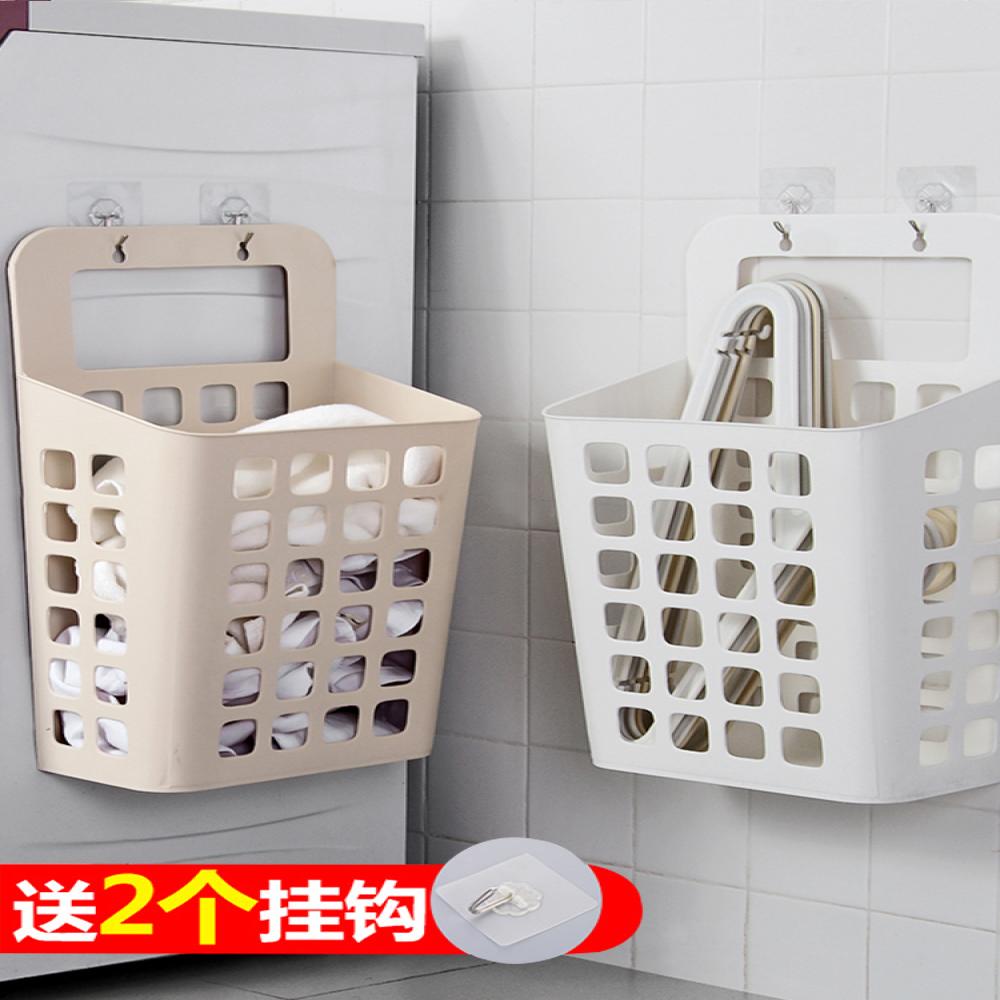 浴室壁挂式脏衣篮镂空脏衣服篮子收纳筐卫生间收纳篮污衣篮脏衣篓