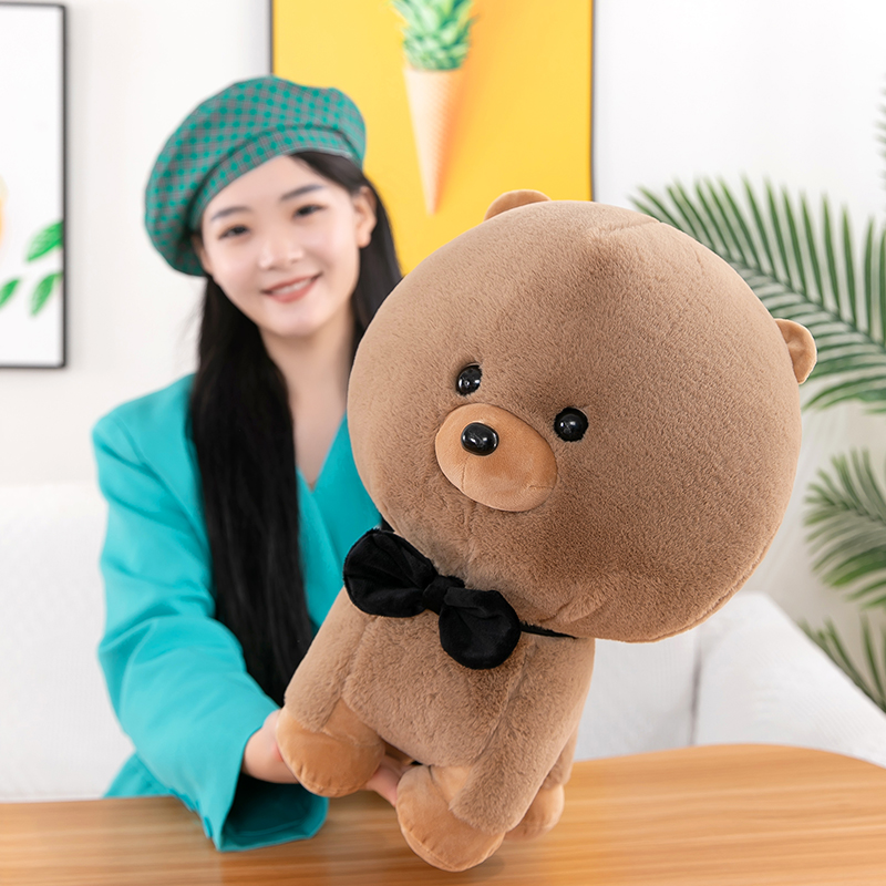 比熊犬毛绒玩具可爱比熊宝宝公仔玩偶仿真比熊犬儿童玩具送女生