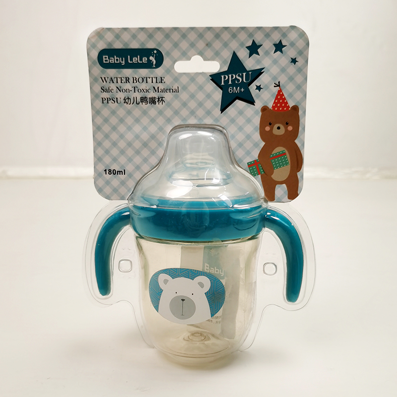 【180ml】贝比乐乐PPSU幼儿鸭嘴杯（效期到明年三月）