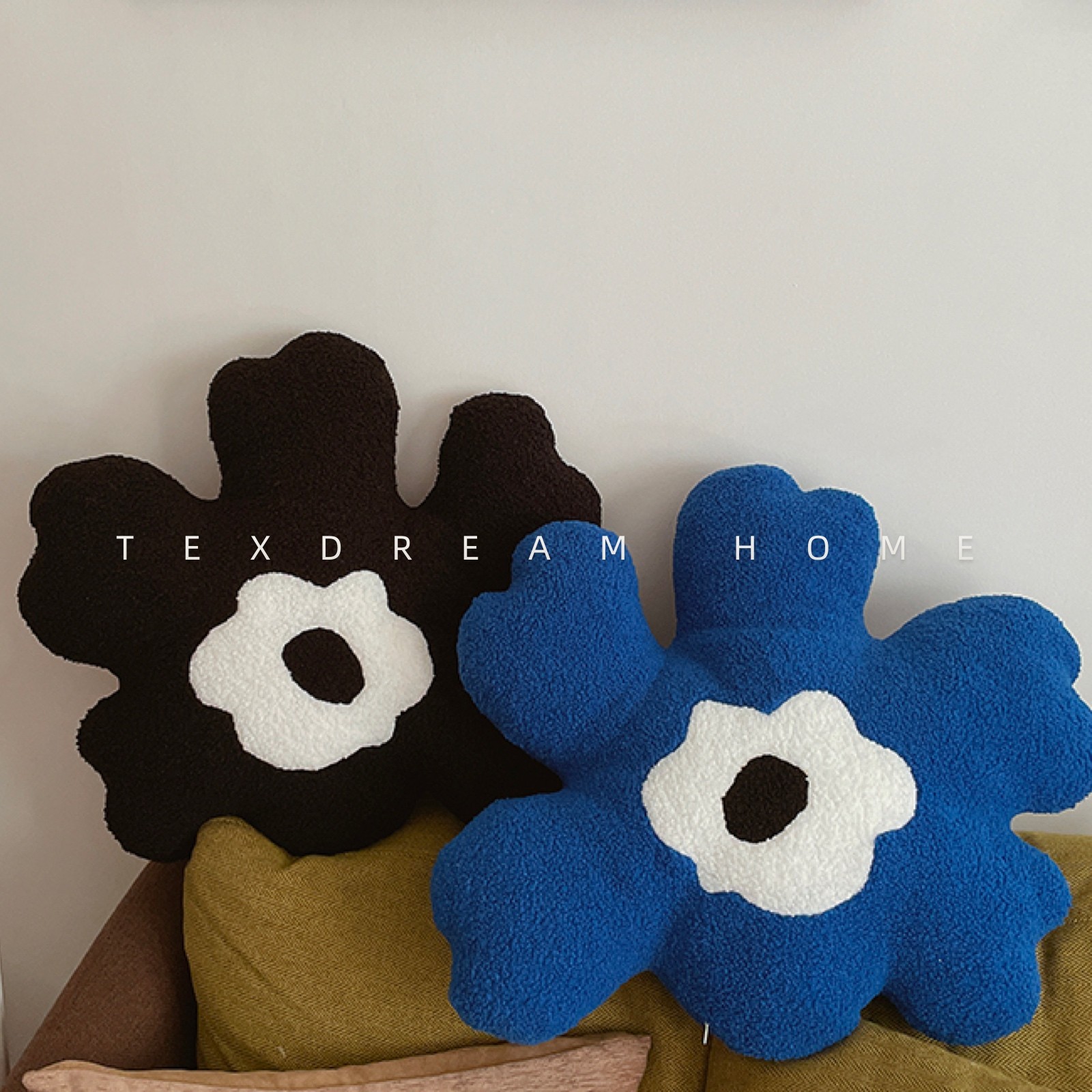 TEXDREAM花朵抱枕异形ins太阳花飘窗客厅卧室沙发靠垫Q