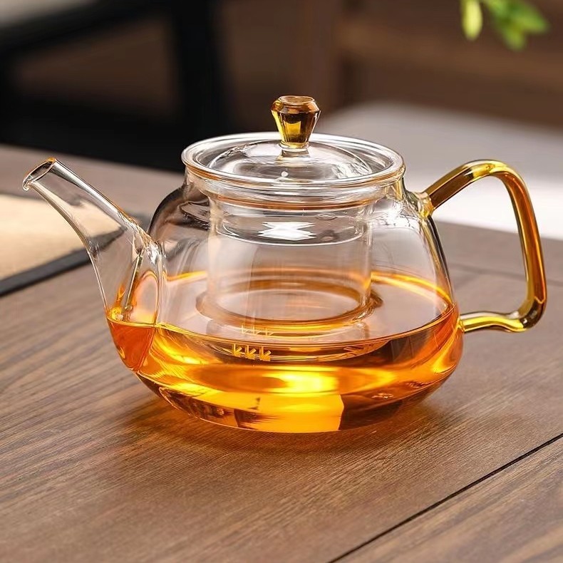 茶壶家用玻璃耐高温沏煮茶器茶水壶单壶电陶炉茶具套装花茶泡茶壶
