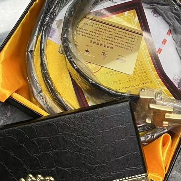 男士自动扣欧货腰带857