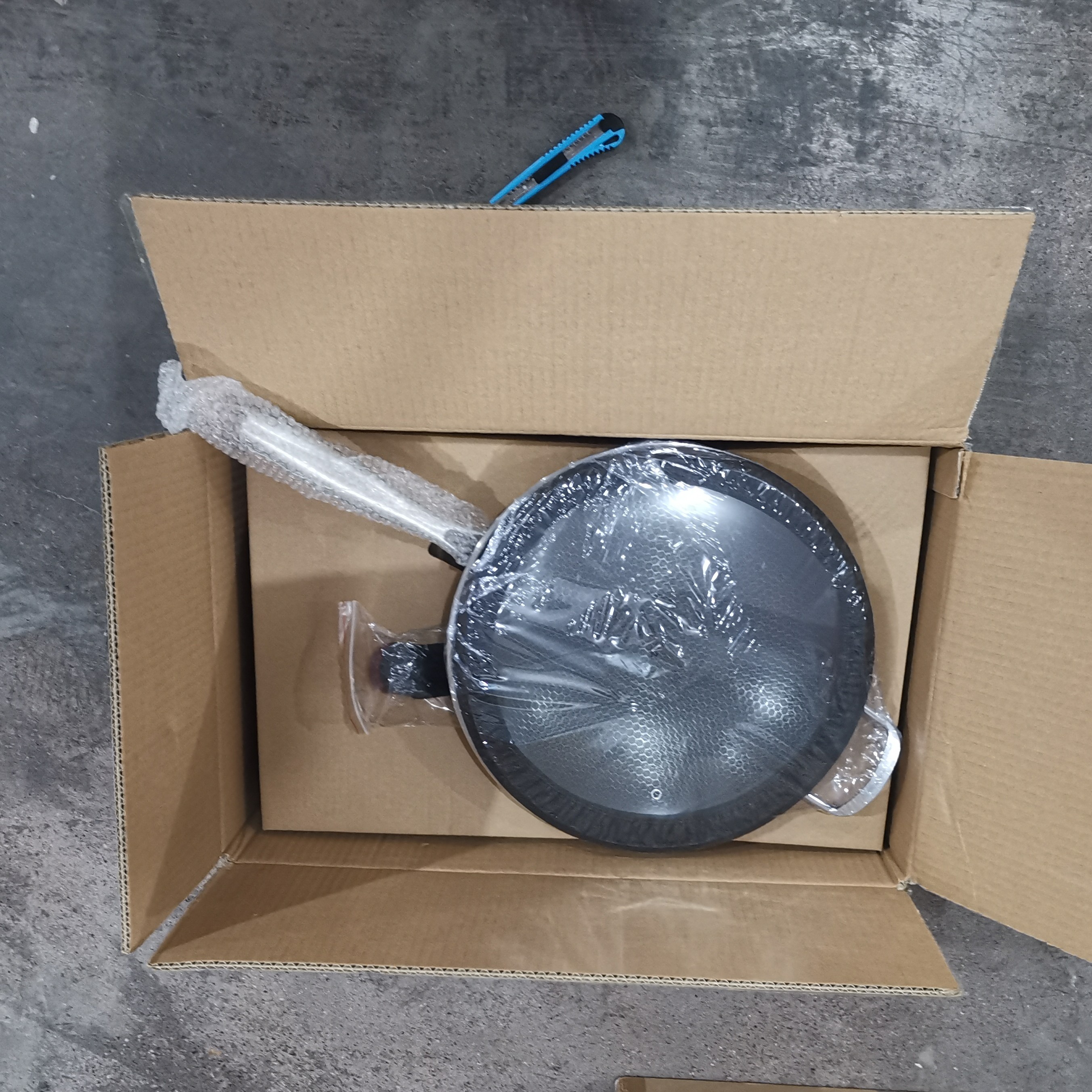 家用精品白钢炒锅