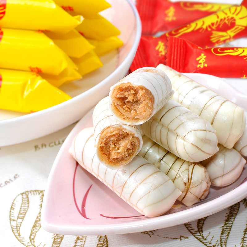 567【中秋福利】【拍一发50颗】大虾酥酥糖混合包装糖果山东特产