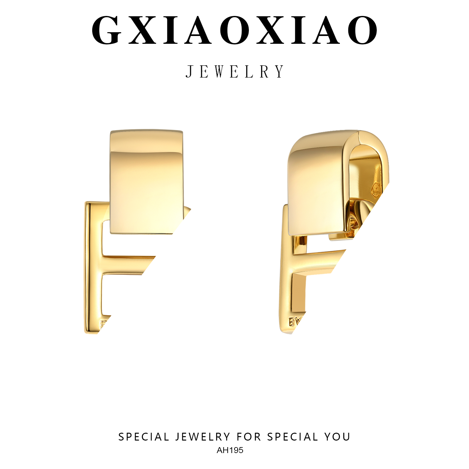 铜合金耳饰 GXX AH195 轻奢时尚气质百搭高级感精致简约耳环女款