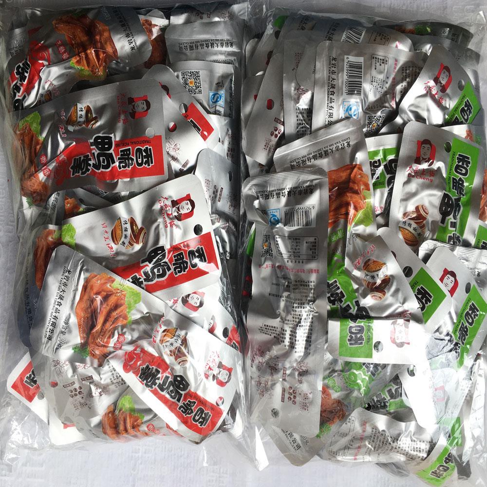 年货大晟土楼香脆鸭掌龙岩永定下洋客家土楼泡鸭爪特产办公休闲美
