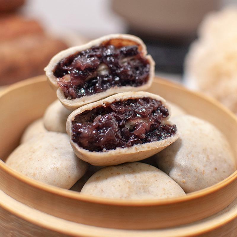 山药银耳紫米饼 脆爽银耳软糯网红糕点心零食饱腹粗粮早餐