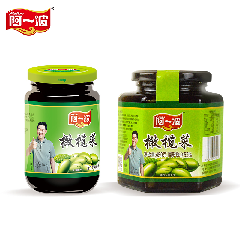 阿波橄榄菜大*即食酱菜下饭菜早餐配粥佐餐咸菜罐笋0g