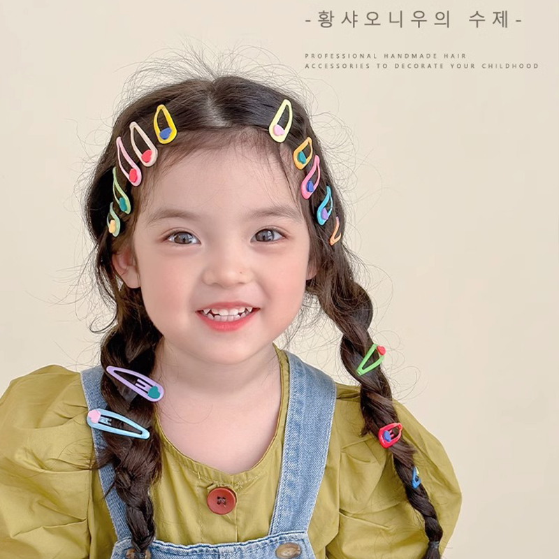y2k多巴胺儿童发夹韩版宝宝发卡前额碎发边夹小女孩头饰女童发饰