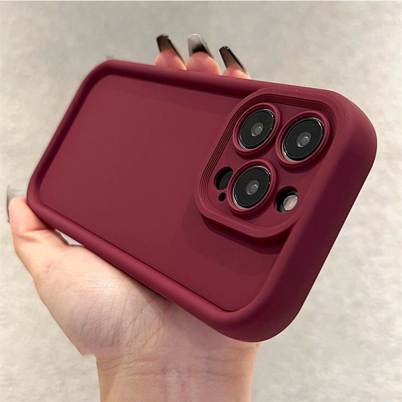 多巴胺纯色苹果15手机壳13硅胶iPhone14ProMax磨砂11全包12防摔78