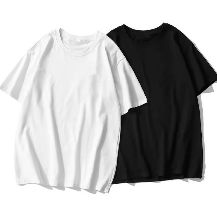 龙年限定M家男女同款280克重纯色情侣款T半袖宽松圆领