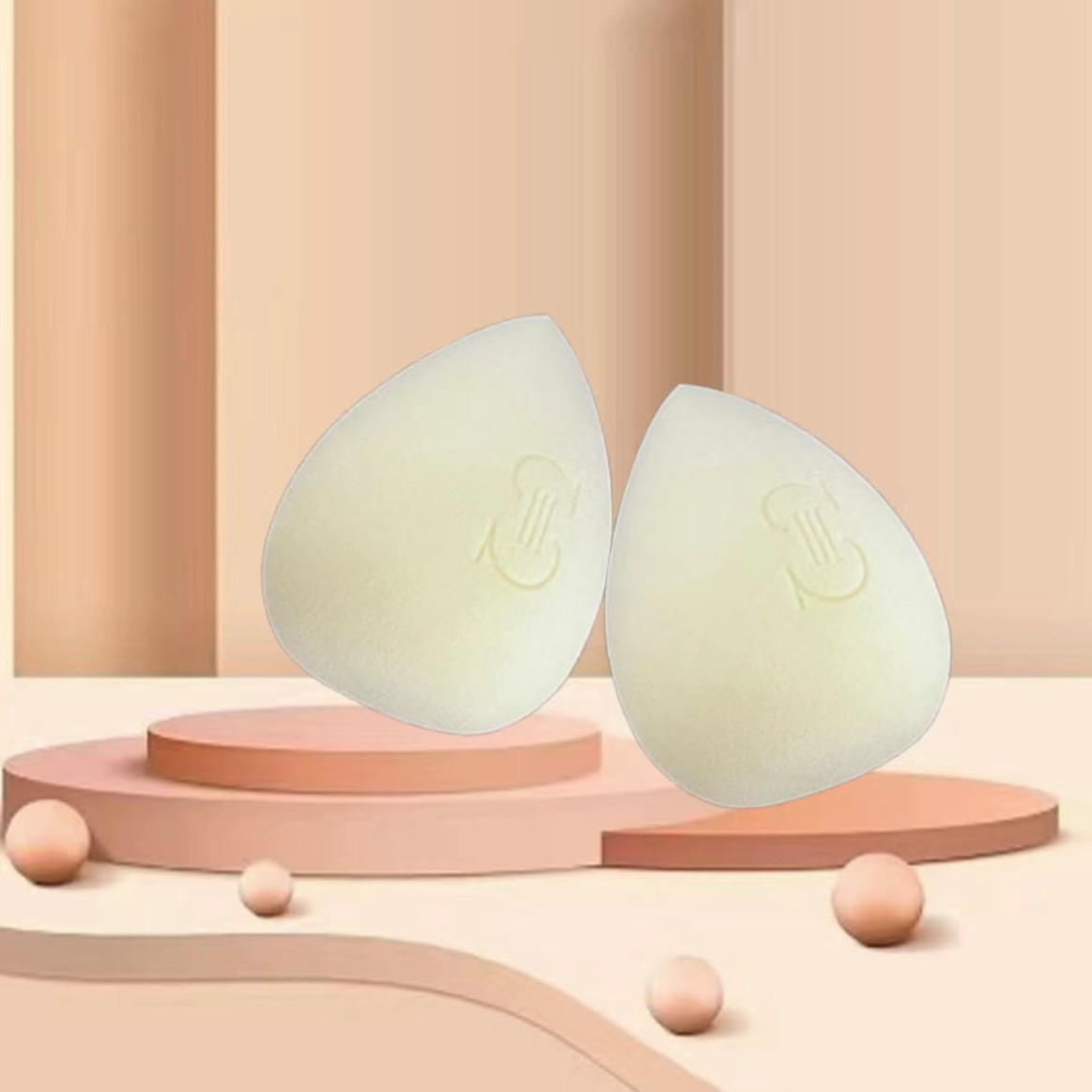 爱丝美妆蛋柔软细腻不吃粉干湿两用化妆粉扑蛋蛋粉扑（拍一发二）