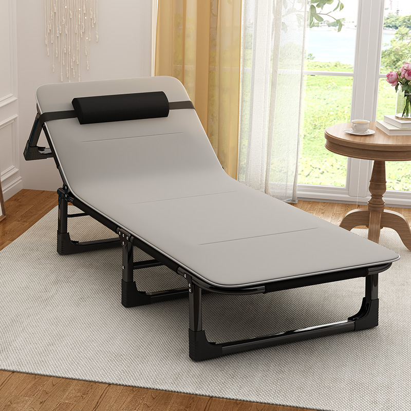 折叠床单人床家用便携简易午休床办公室成人午睡行军床多功能躺椅