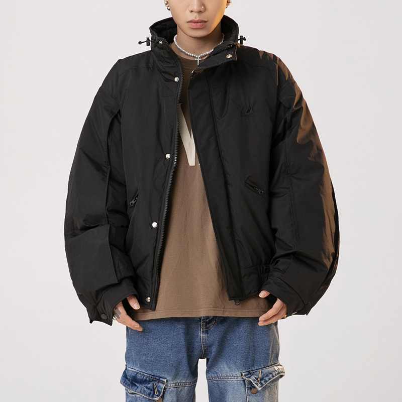 TIRED潮流日系工装棉衣男冬季潮牌加厚外套街头保暖棉袄休闲棉服