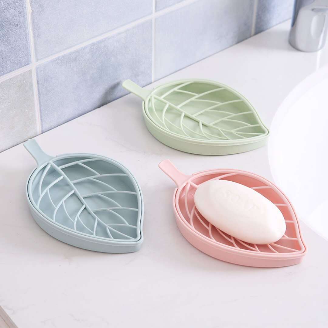 【亏本冲量】创意大号双层树叶肥皂盒香皂盒托架子沥水浴室卫生间