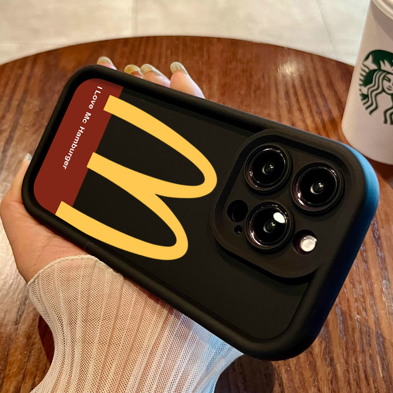 简约高级m记苹果14promax手机壳iphone13/12/11/15全包xr软套xs