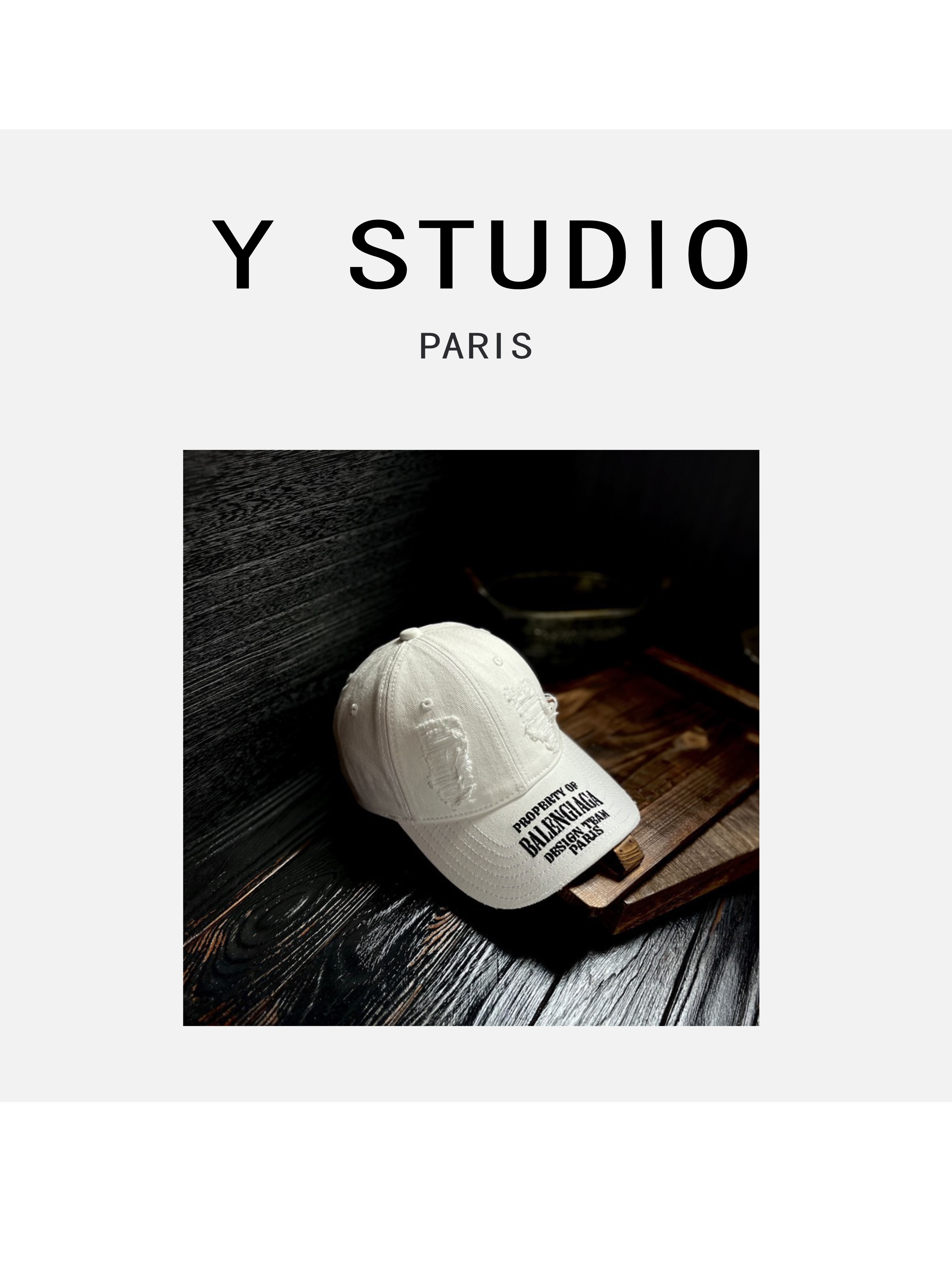 【大妮专属】重工水洗时光感复古美式做旧破坏风棒球帽