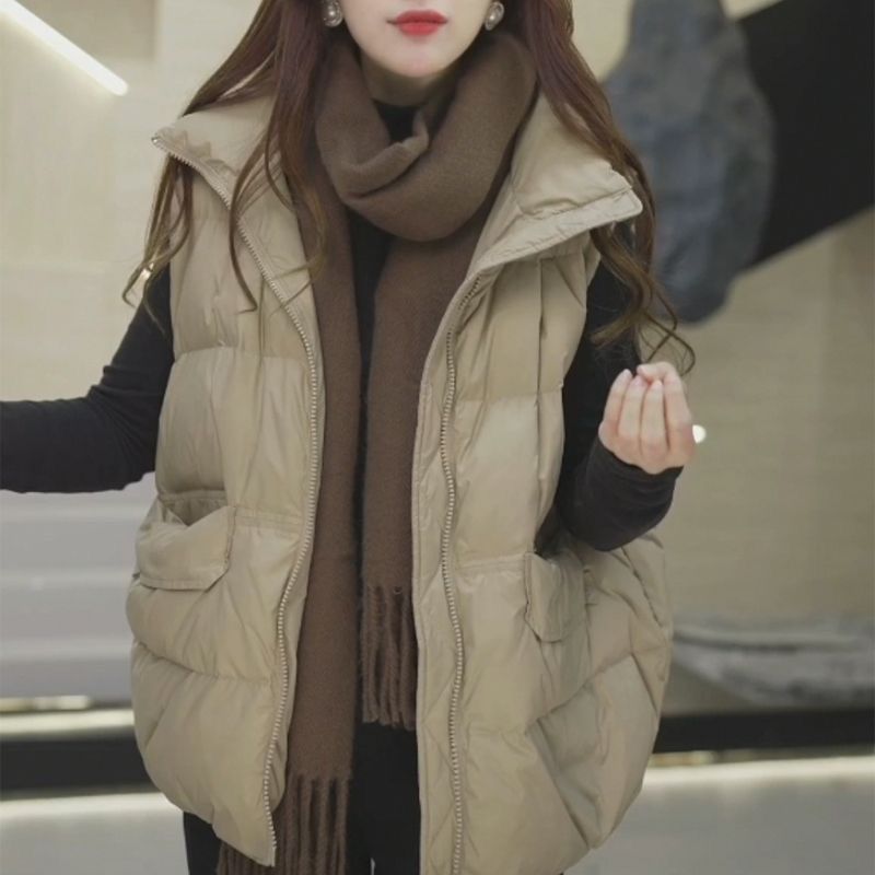 2023显瘦宽松大码短款马甲女春秋韩版新款休闲女士马夹外套929