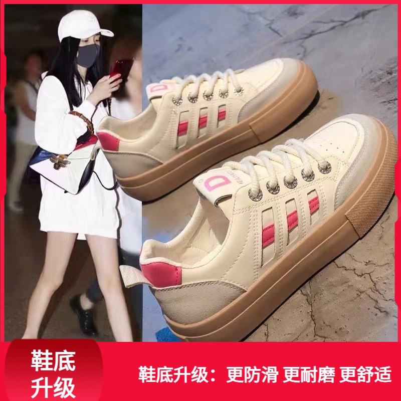 回力潮品冬季秋季港风超火小白鞋女鞋2023新款平底运动休闲女板鞋