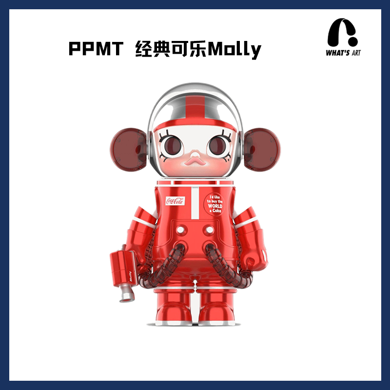 POPMART泡泡玛特 MEGA 经典可口可乐MOLLY 400%/1000% 摆件