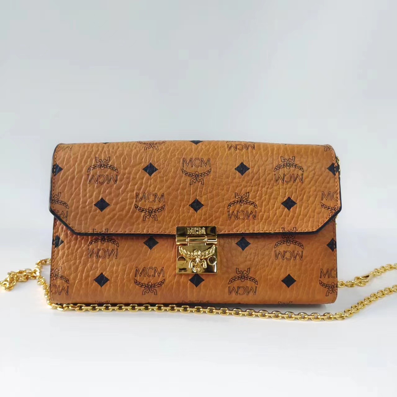 95新 MCM 安洁利田哥链条包/M110106