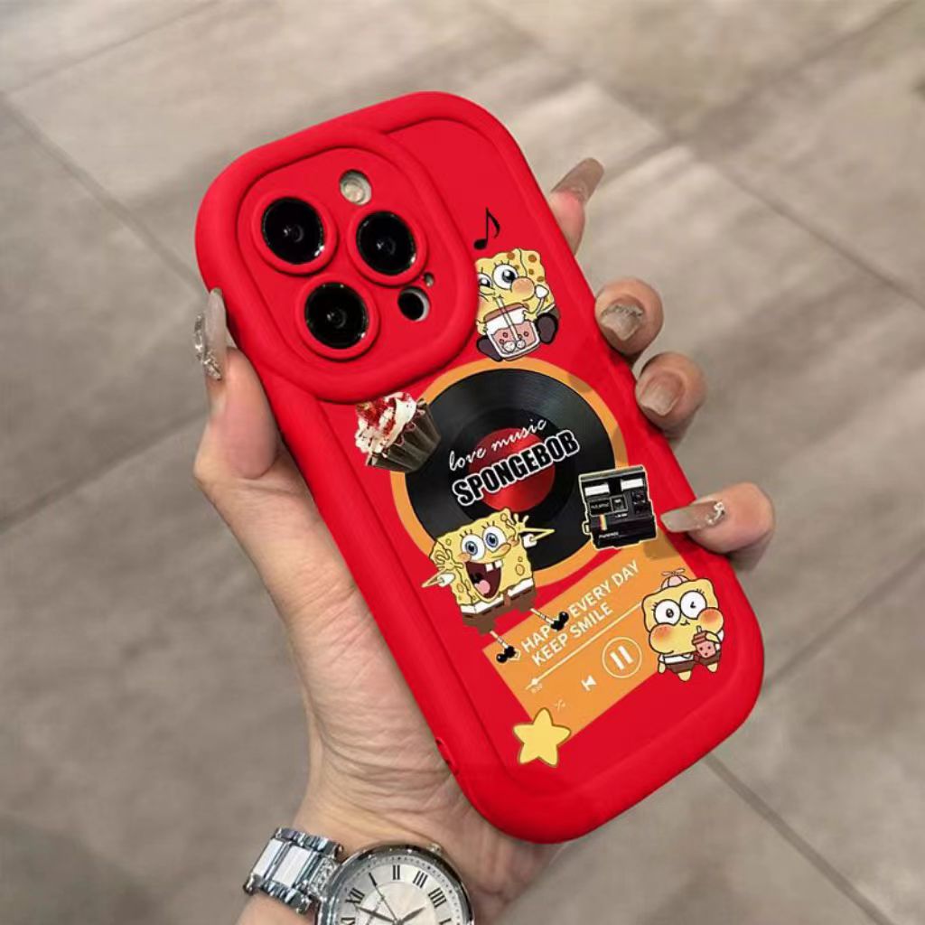 唱片宝宝适用苹果13手机壳14iphone15pro/12女11华为vivo小米oppo