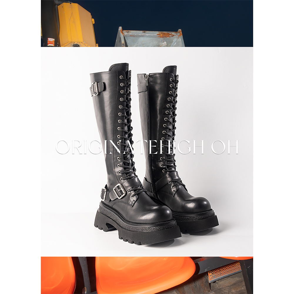 【OH店播专属】ORIGINATEHIGHOH 设计师高定时尚长款靴子WX93-18