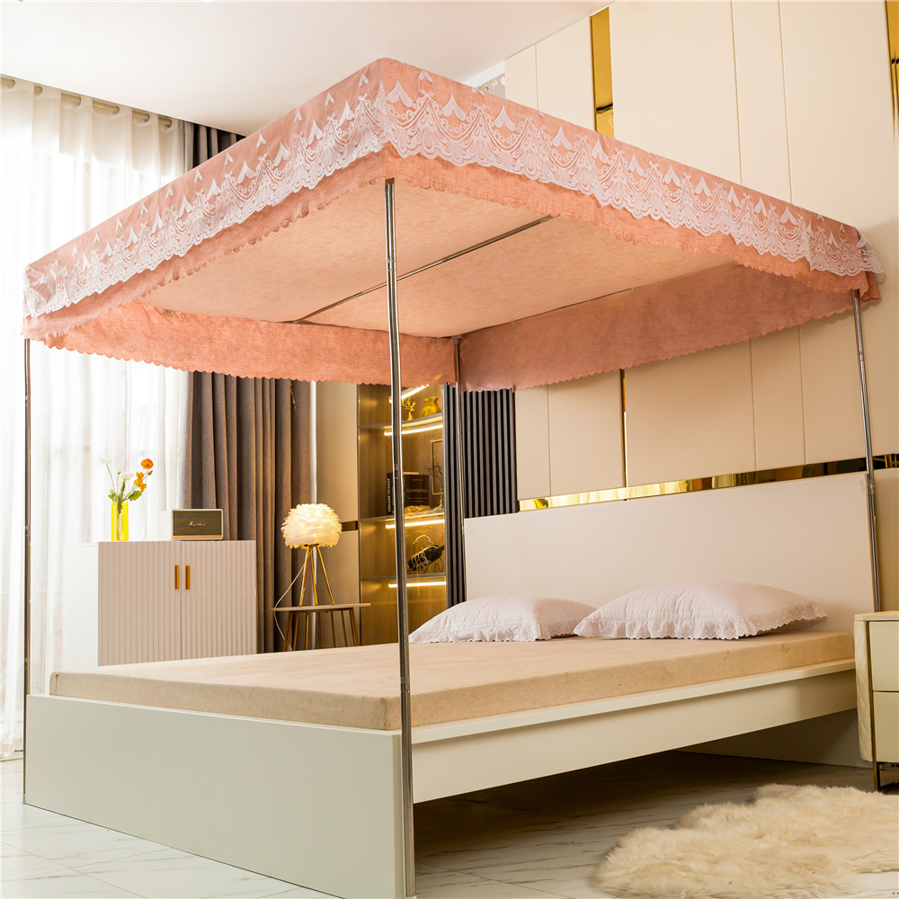 蚊帐防尘顶家用防灰尘遮光挡风顶盖布单双人床1.5蕾丝床帘顶布1.2