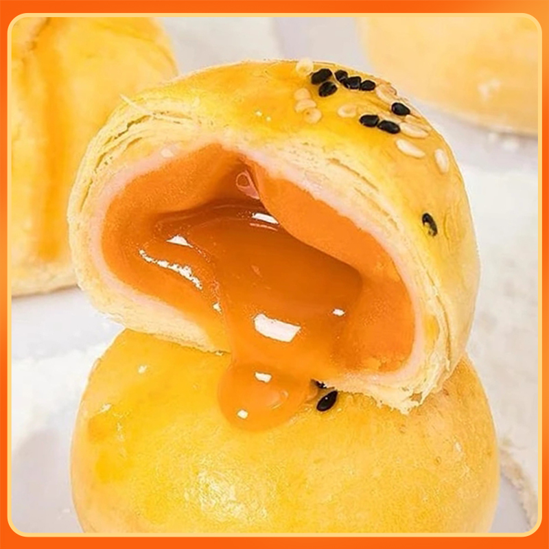 鑫味皇雪媚娘爆浆流心酥45g*18枚盒装传统糕点早餐零食酥香美味