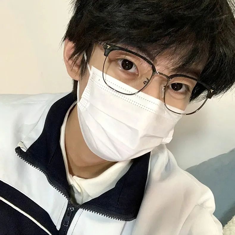 亏本！帅半框镜近视眼镜男学生防蓝光辐射高颜值护目平光镜架专