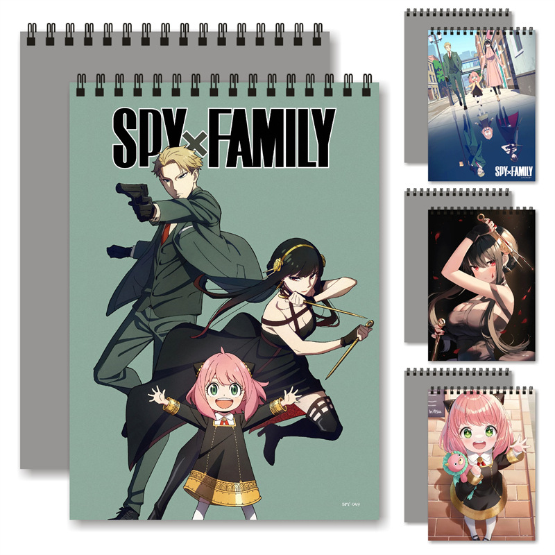 SpyxFamily阿尼亚间谍过家家绘画本A4手绘本稿本16k速写素描本