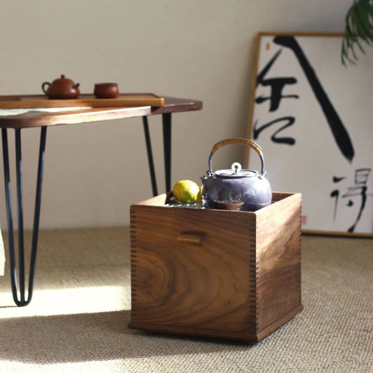 北美黑胡桃木围炉 -喝茶必备品