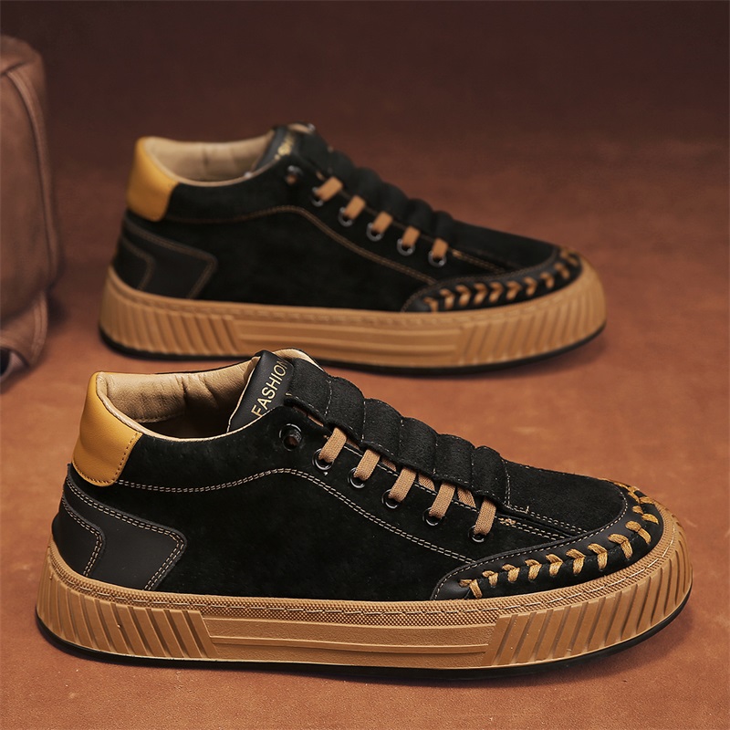 【现货秒发】设计师款男鞋秋冬灯芯绒鞋面一脚蹬板鞋 轻质休闲潮